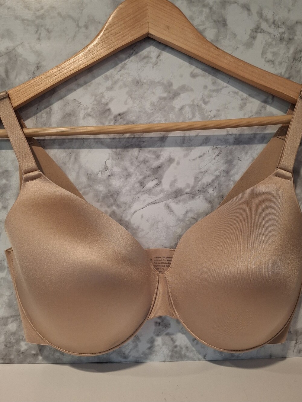 SOMA Vanishing Back Full Coverage Underwire Bra Beige Nude Tan 36DDD 111701 EUC